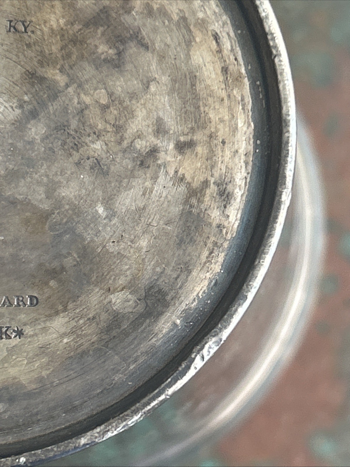 Antique 1850’s John B. Akin Danville KY *PLK* Coin Silver Mint Julep Cup Patina