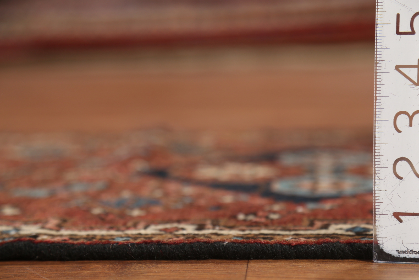 Pre-1900 Vegetable Dye Heriiz Serapi Narrow Runner Handmade Antique Rug 2×11