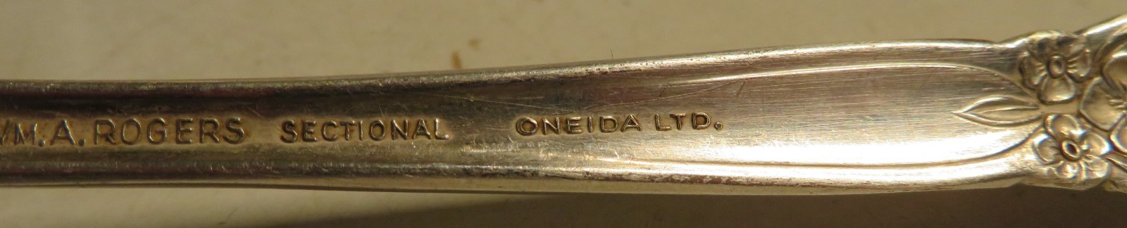Vintage Wm A Rogers Oneida Ltd Valley Rose Silver-plated 7 Pc Mixed Lot Fork Kni