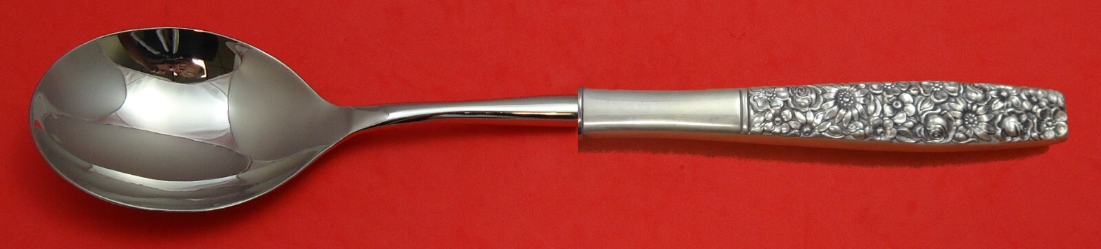 Contessina by Towle Sterling Silver Casserole Spoon HH WS 11 1/4″ Custom Made