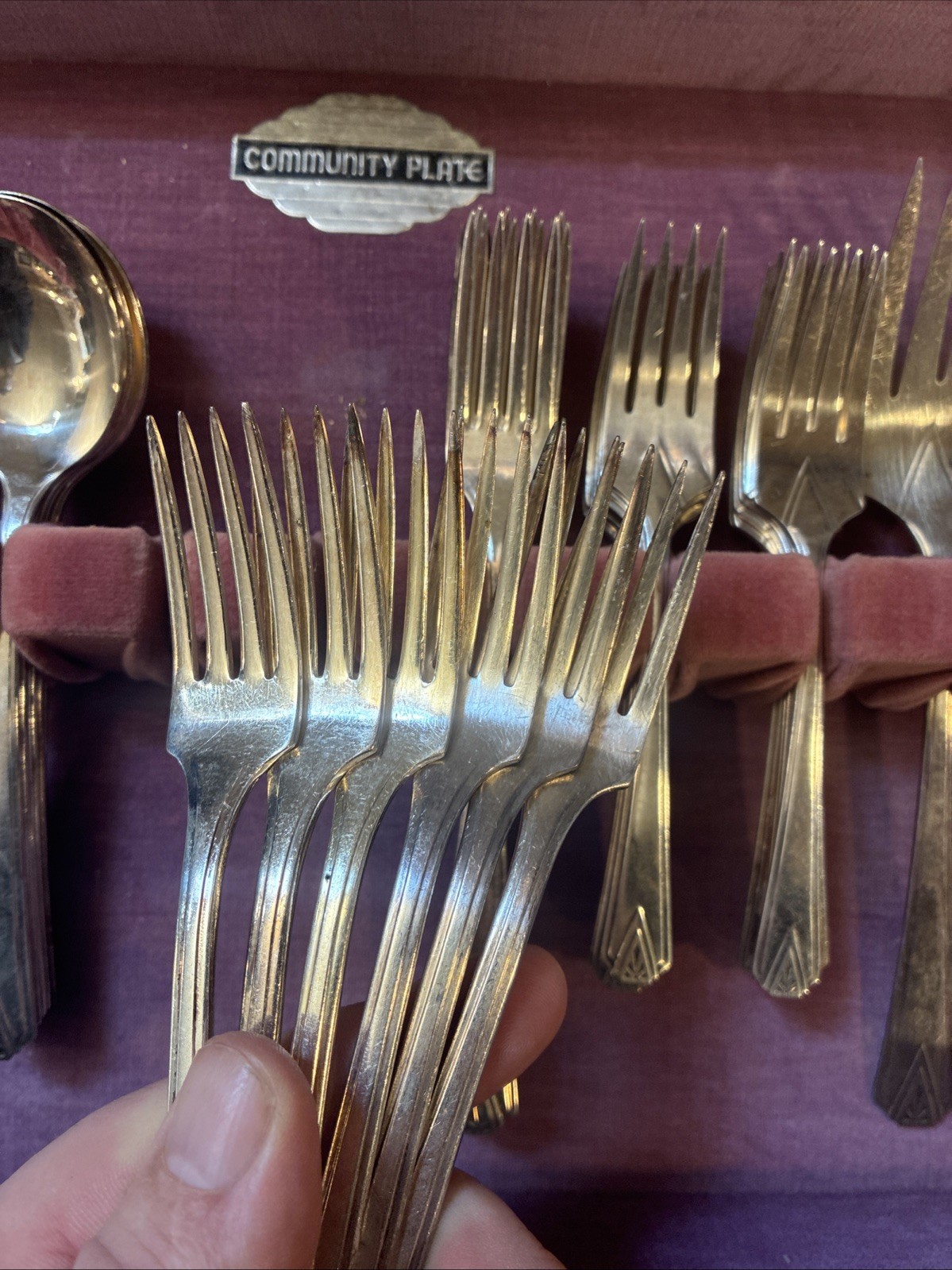 Community Plate/Other Silver Plated Silverware 59 Pieces Read Description!