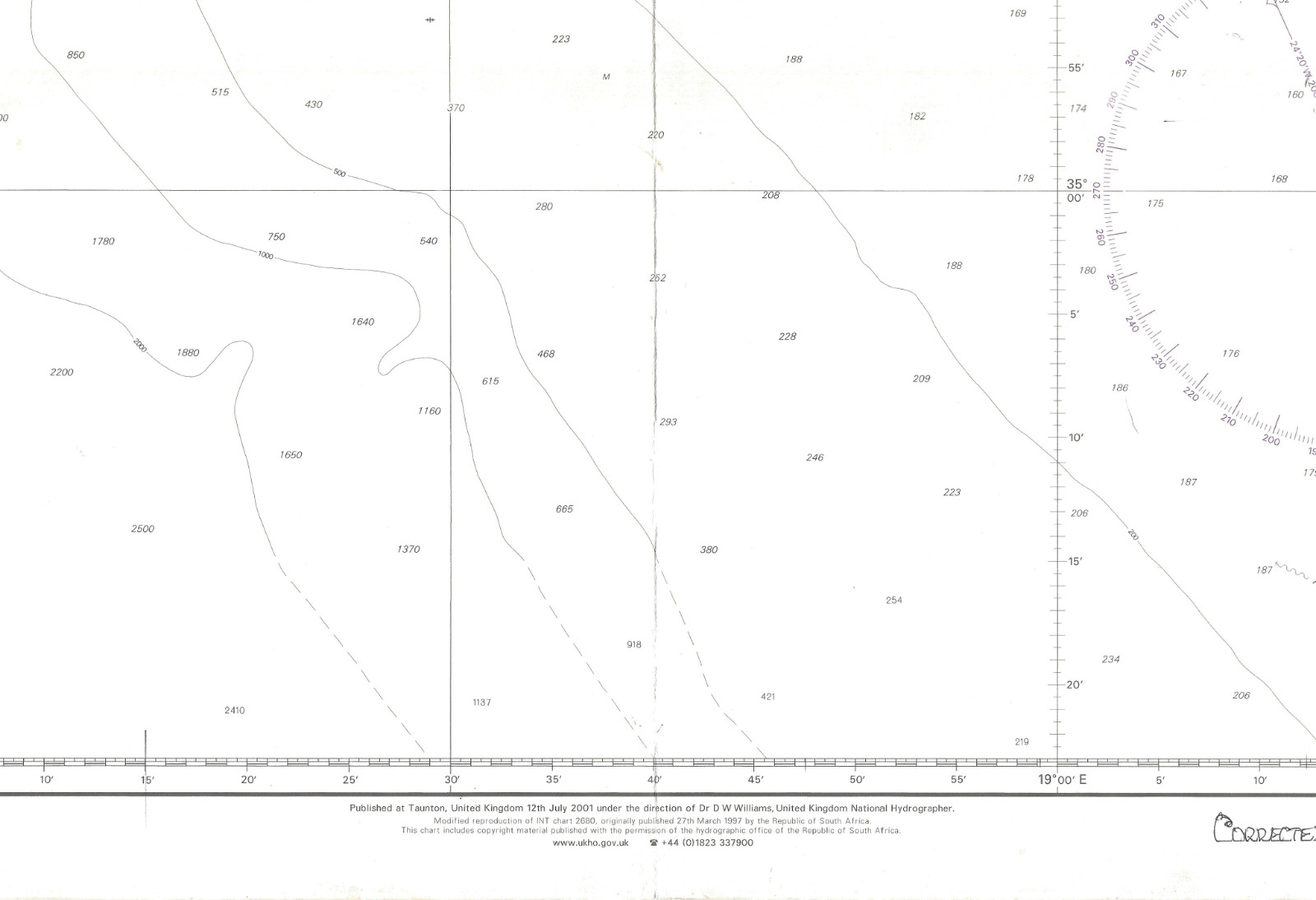 4152 Admiralty Chart Table Bay Cape Agulhas Republic South Africa Map Marine Wal