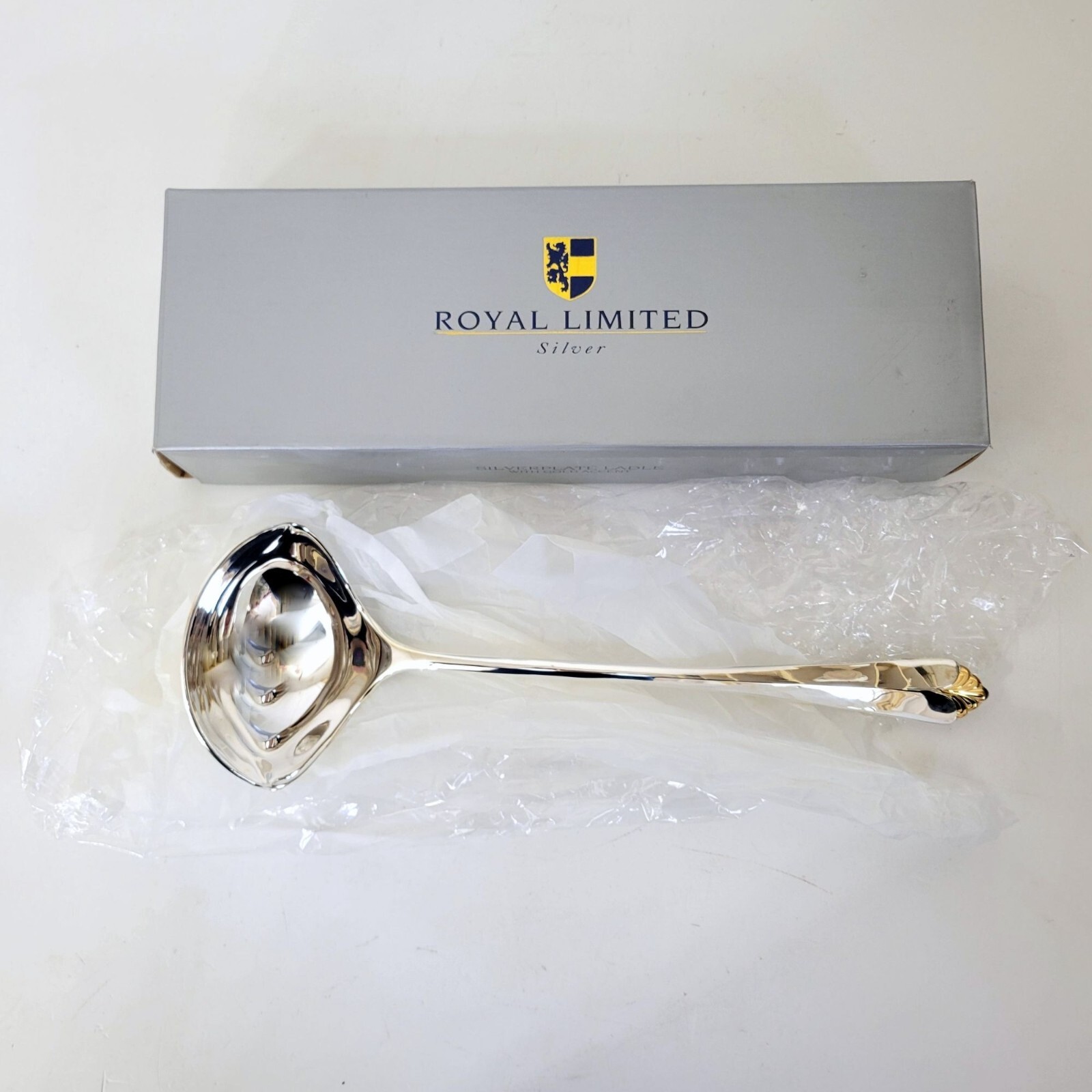 Royal Limited Silverplate Berry Spoon & Ladle Set With Original Boxes