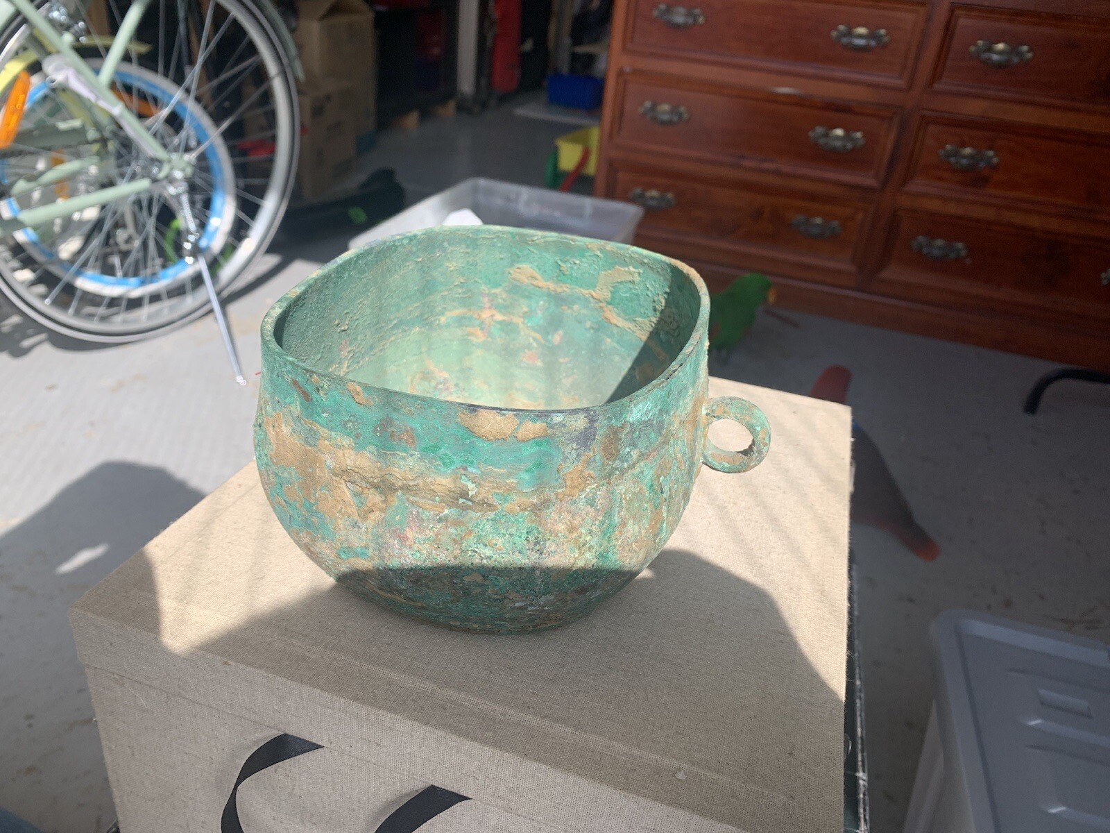Chinese Eastern Zhou Dynasty ( 771 BC — 256 BC ) Bronze He Vessel