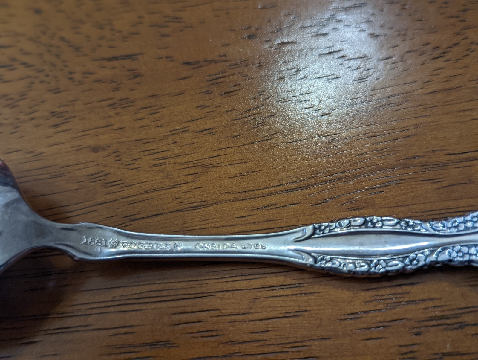 Victorian Classic Pierced Serving Relish Spoon 1881 Rogers Oneida Ltd