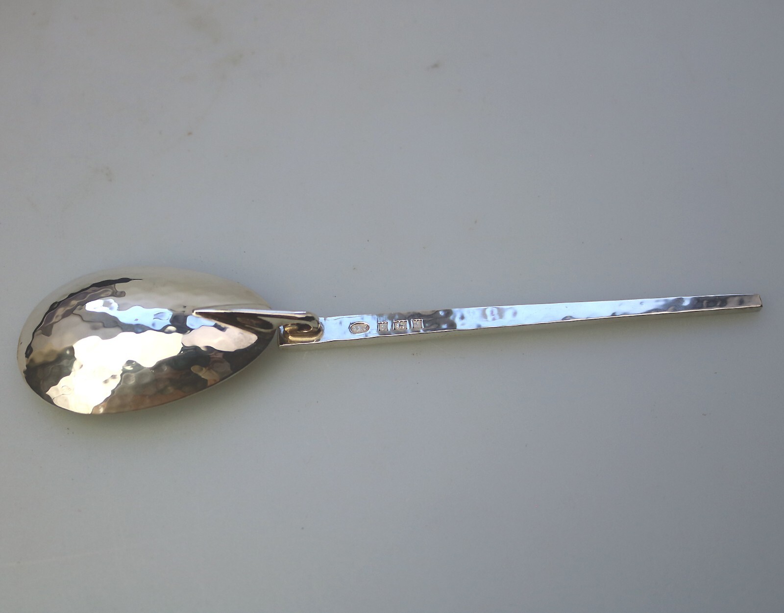 A E Jones unusual English solid silver novelty 400 AD Roman design Spoon C.1970
