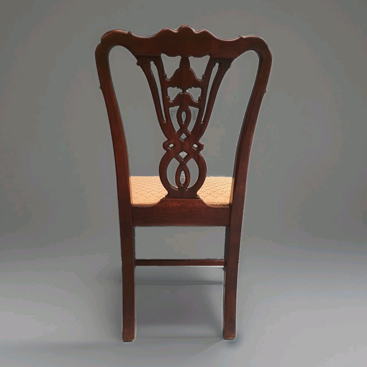 Antique Set Of 6 Drexel Furniture Co. Chippendale Carved Dining Room Chairs 1951