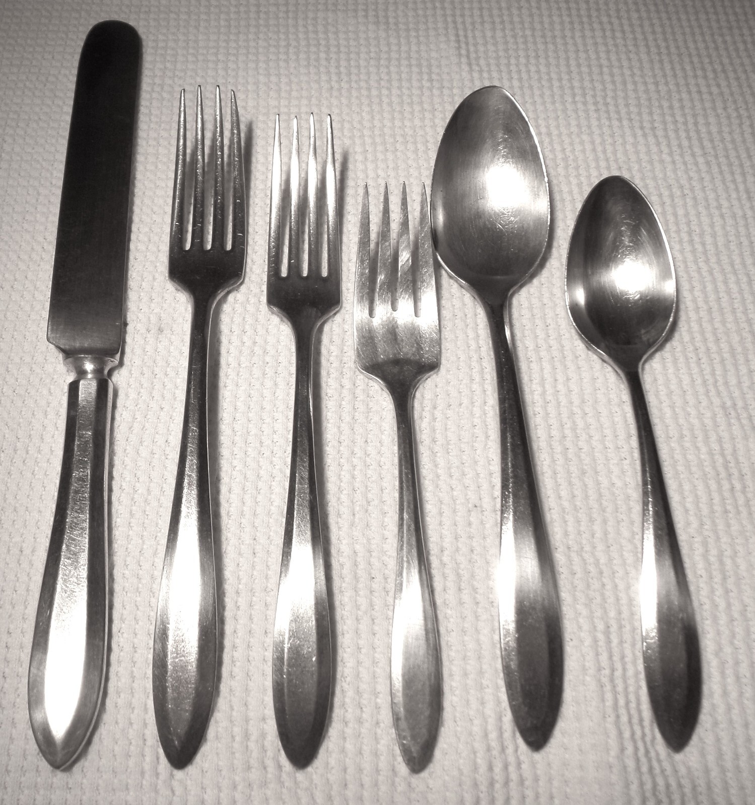 Community silver plate forks, spoons, knife 1 PLACE SETTING PATRICIAN 1914