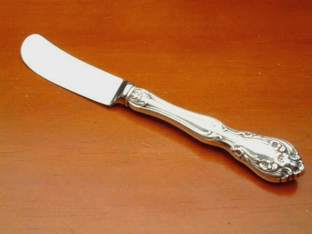 Chateau Rose by Alvin Sterling Silver individual Butter Spreaders 6.25″