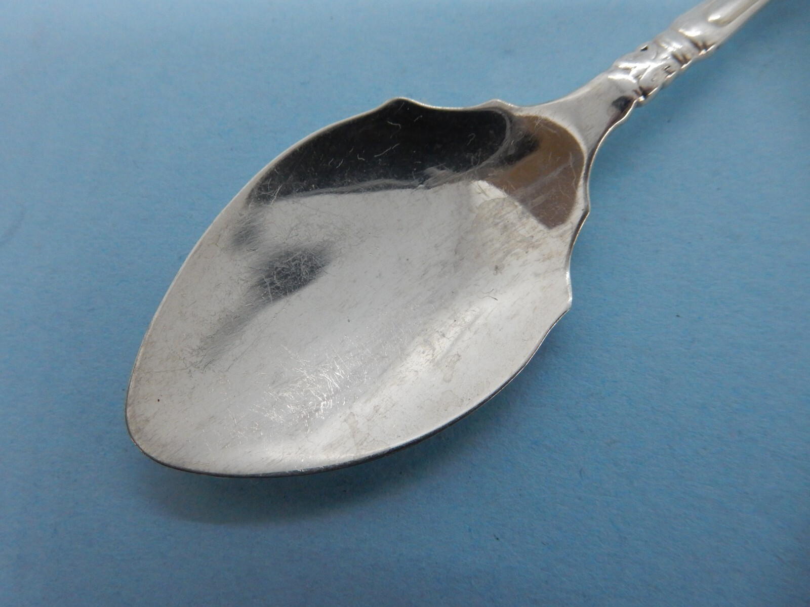 Solid SILVER George V Silver Jubilee JAM/ CONDIMENT Spoon, Birm 1935 JW Tiptaft