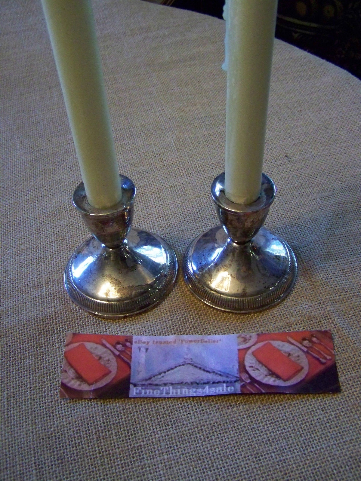 AMERICAN STERLING SILVER STYLE CANDLESTICK CANDELABRA REVERE CLASSIC SET