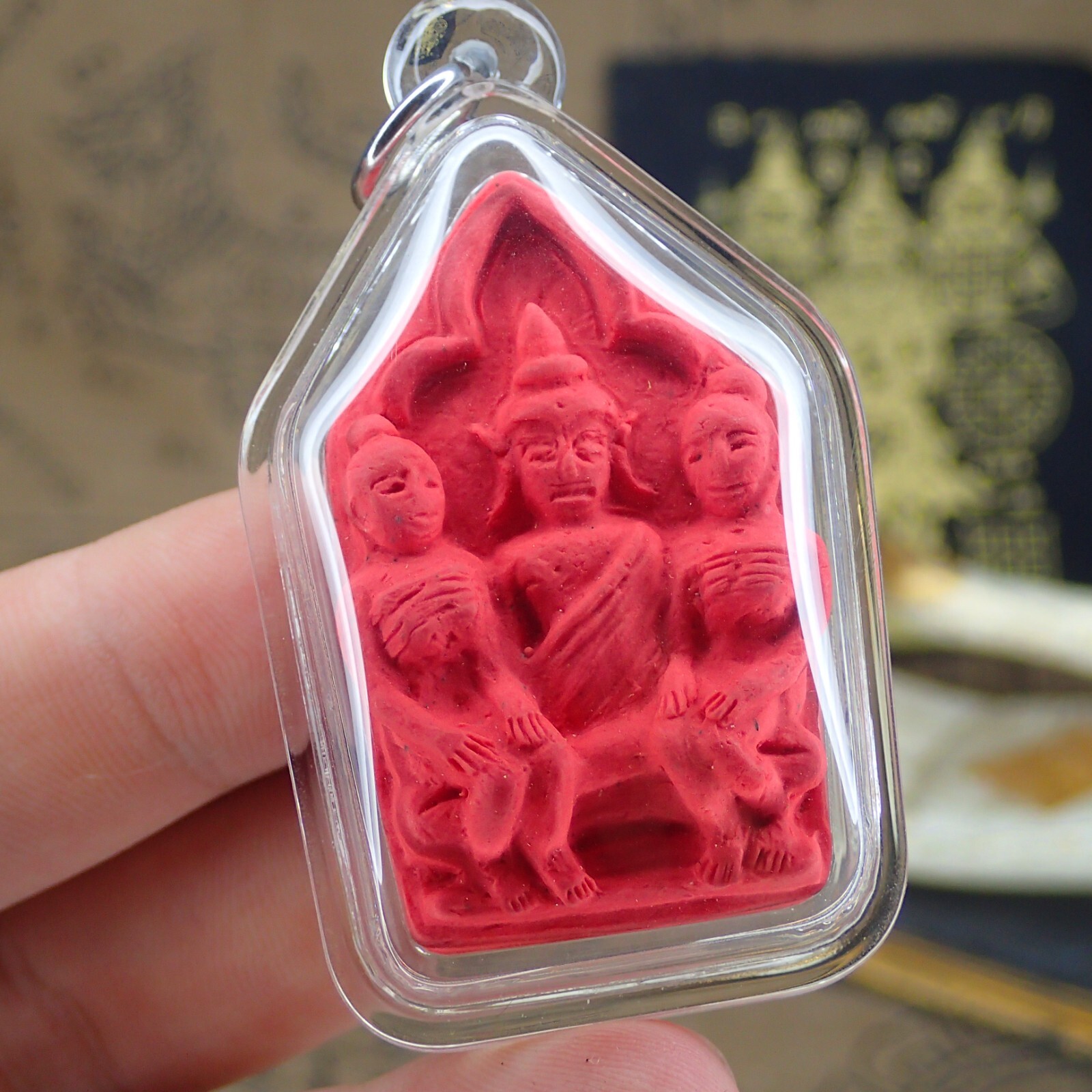 Khun Paen Amulet Love Charm talisman Blessed Buddhism Pendant Phra Khun Paen