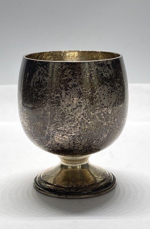 B&M Sterling Silver Small Cup Goblet Cordial #54 Newark NJ Vintage 68.9g