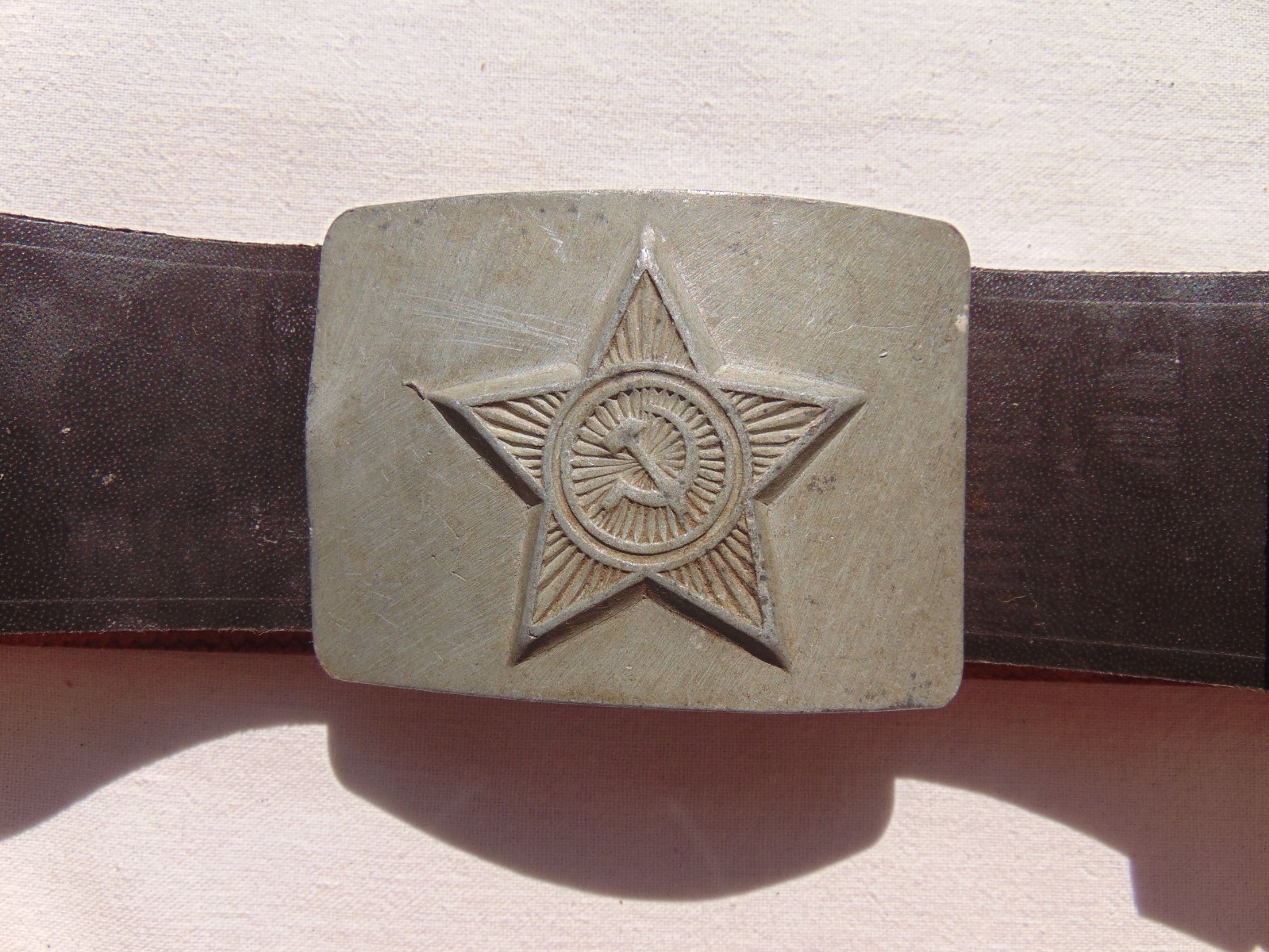 Soviet soldier’s belt. Adjustable size. Maximum 104 cm. USSR Army.