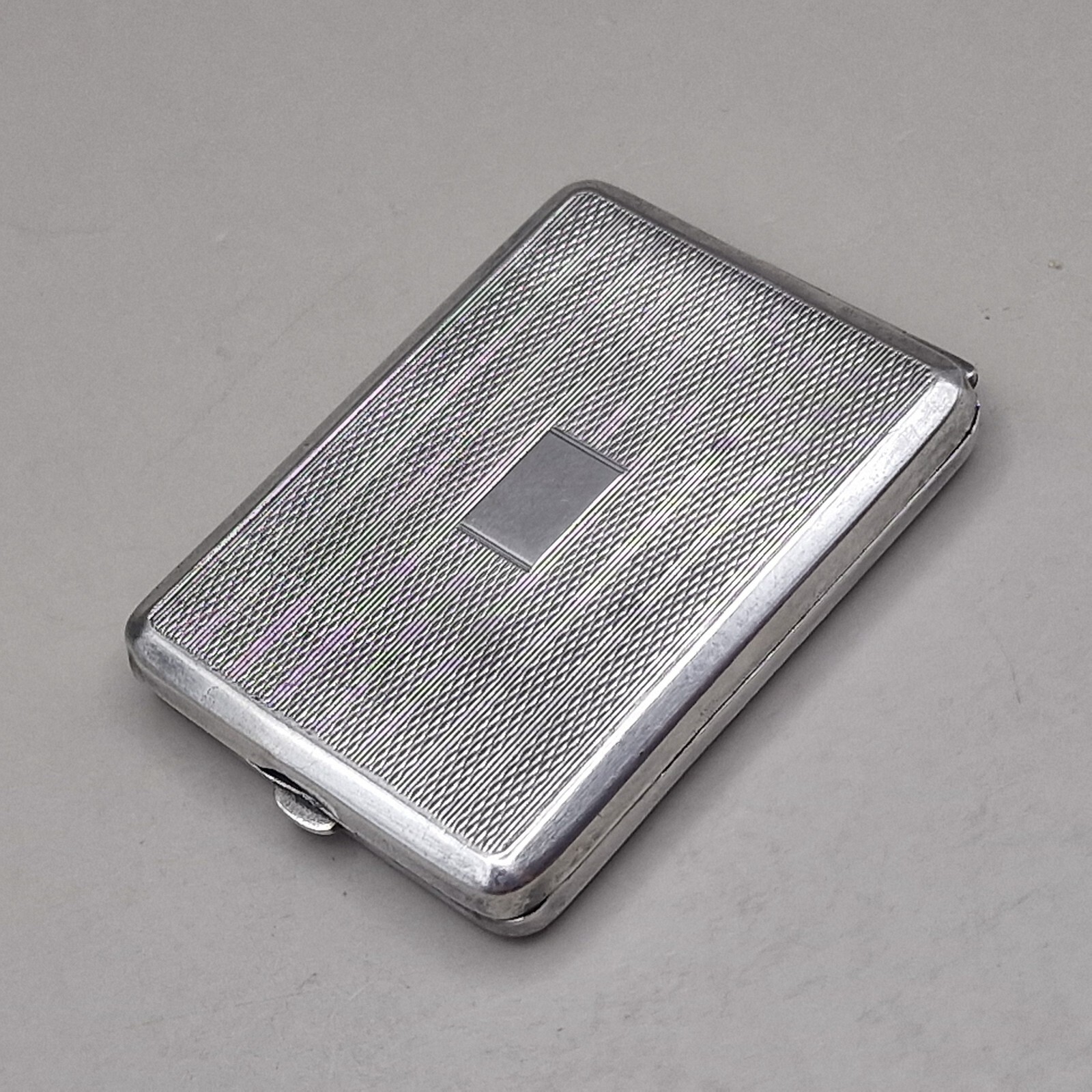 Sterling Silver Engine Turned Matchbook Case by Hasset & Harper Ltd 1938