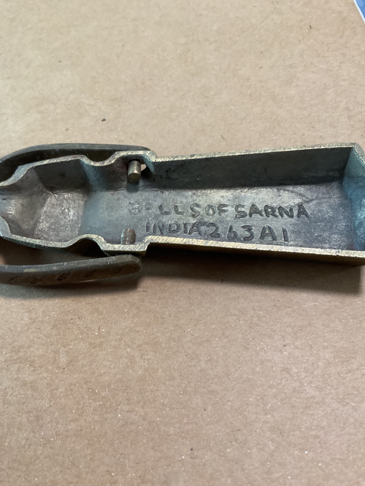 Vintage Bells of Sarna India 263A1 Brass Bell door knocker