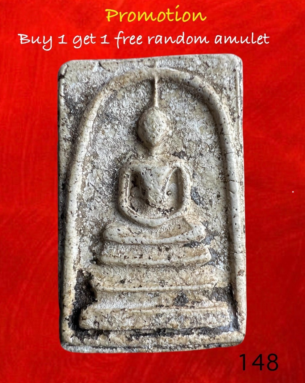 Old Thai Budda AMULET, It’s name is Phra Somdej To, worth collecting No.148