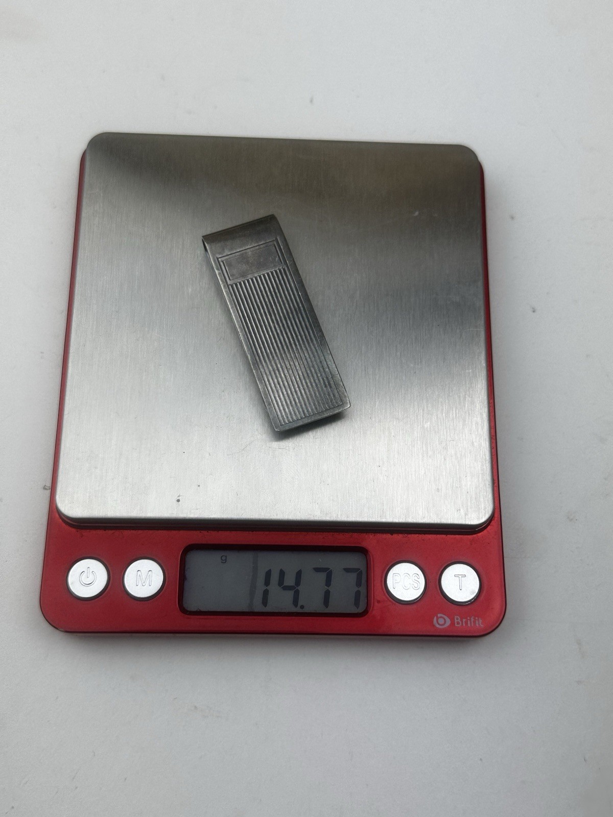 HALLMARKED SOLID STERLING SILVER MONEY CLIP Available Worldwide