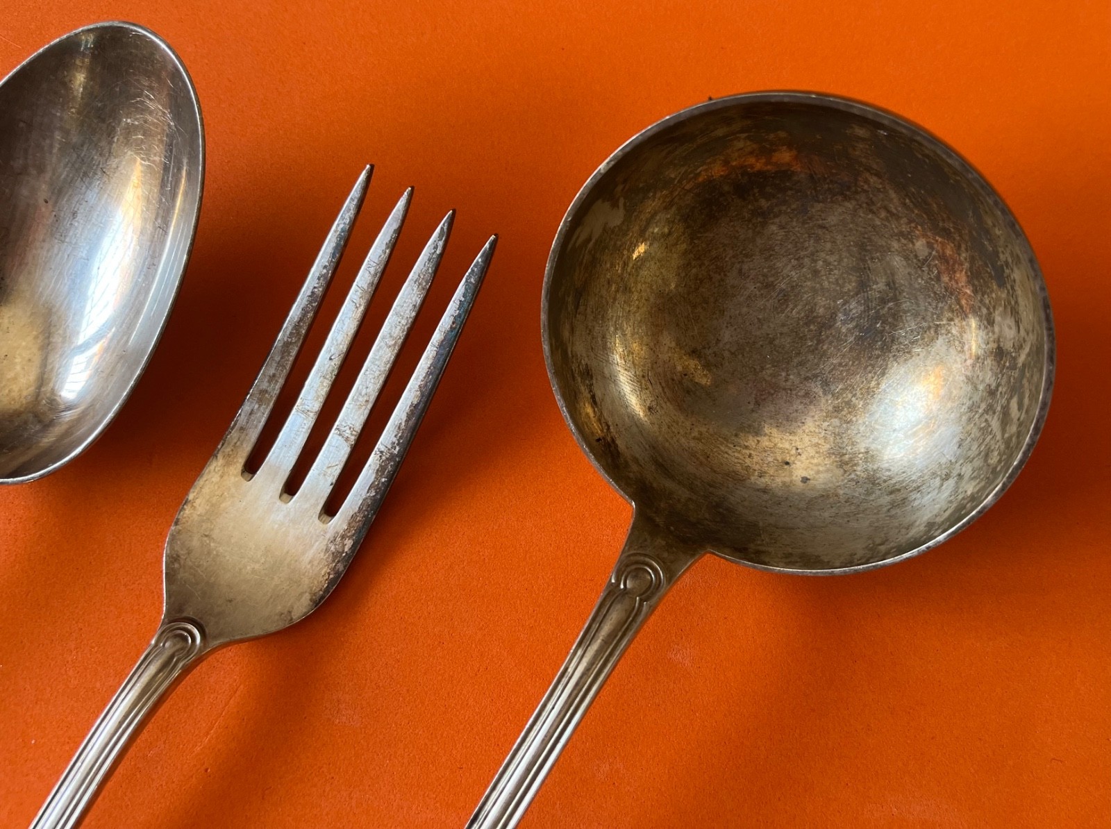 Italy Broggi silverplate MODEL SERBELLONI serving pieces 3 pieces