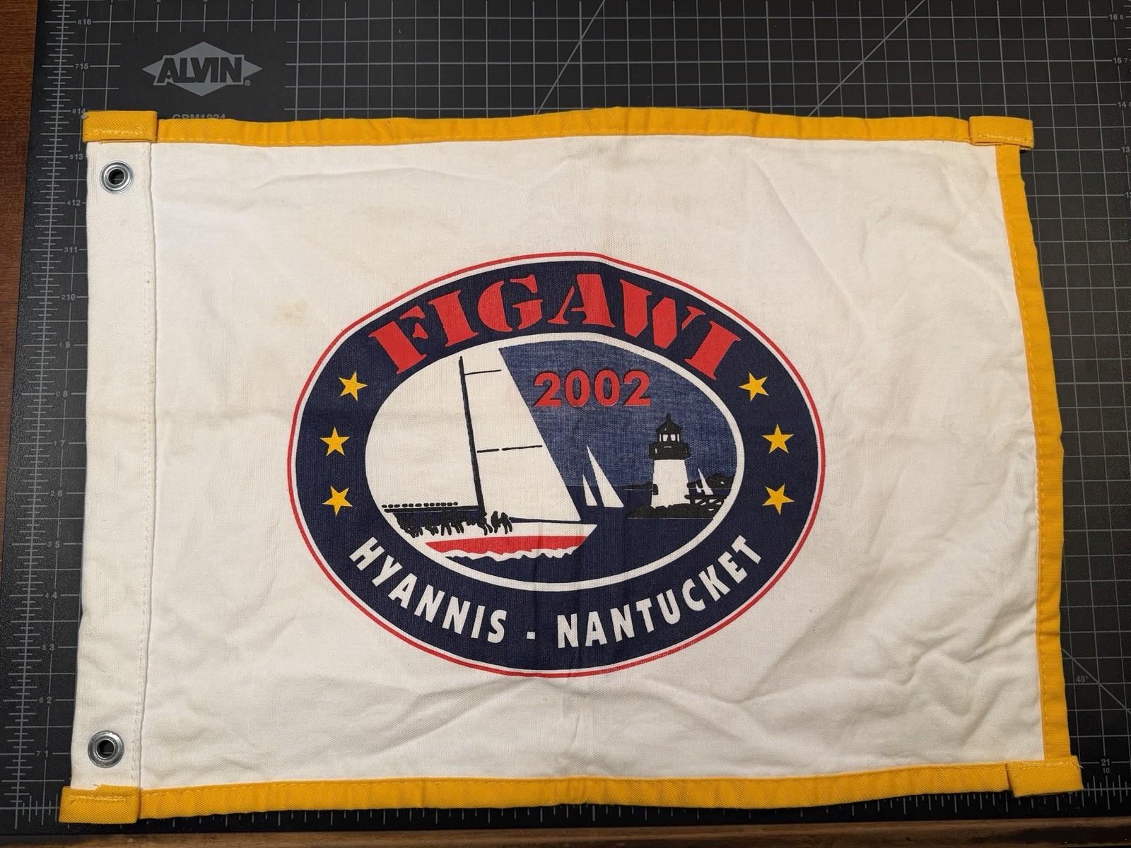 FIGAWI Race Weekend Hyannis – Nantucket Cape Cod Sailing Canvas Flag 2002