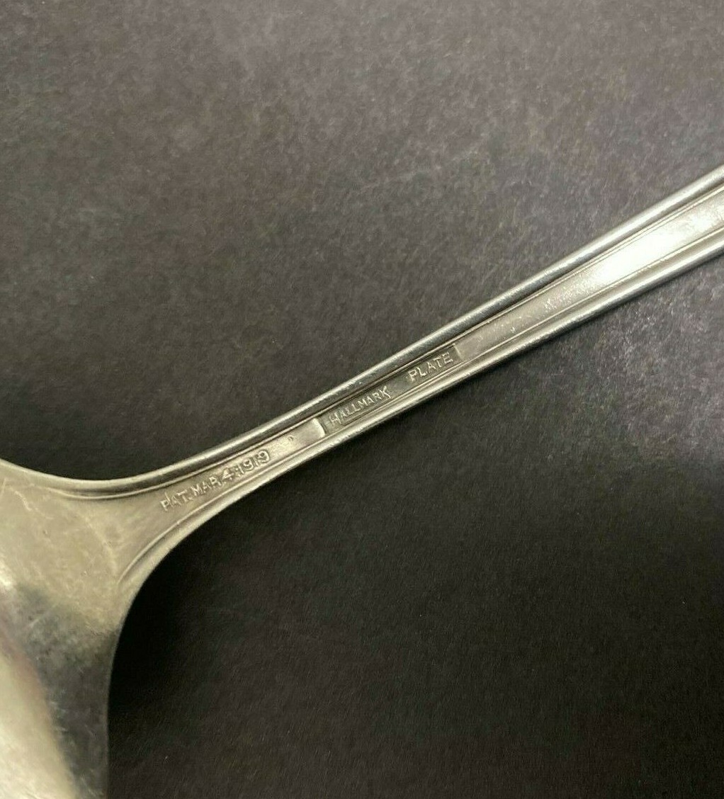 Hallmark Silver Plate CLARIDGE Serving Fork