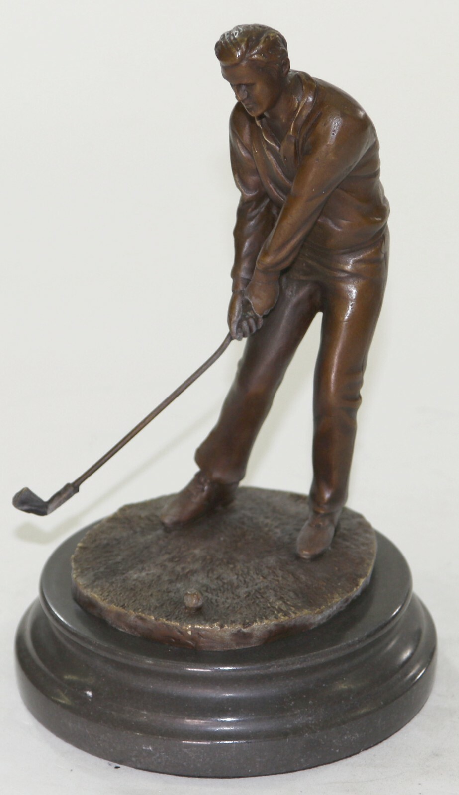 Ben Hogan Male GOLFER Sports Memorabilia Golf Club Art PGA Bronze Marble Statue