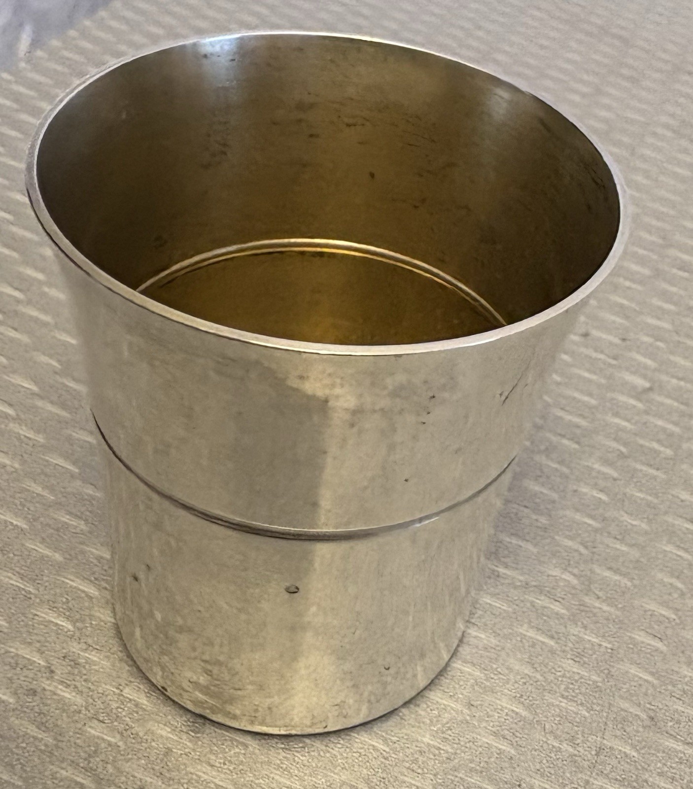 Tiffany and Co Makers Sterling Silver Shot Glass Jigger 2” Cup 23888 mono RCL