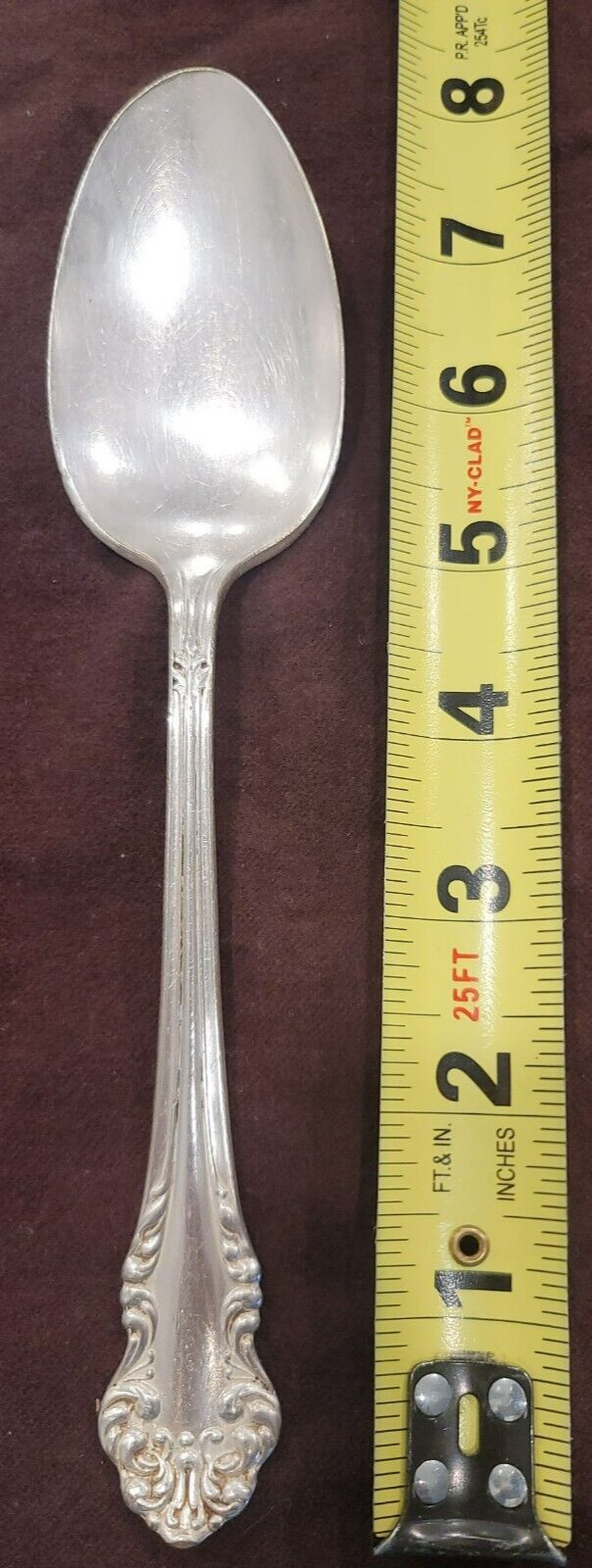 Antique Community Silver Triple Plus “Avalon” Serving Spoon ~1904