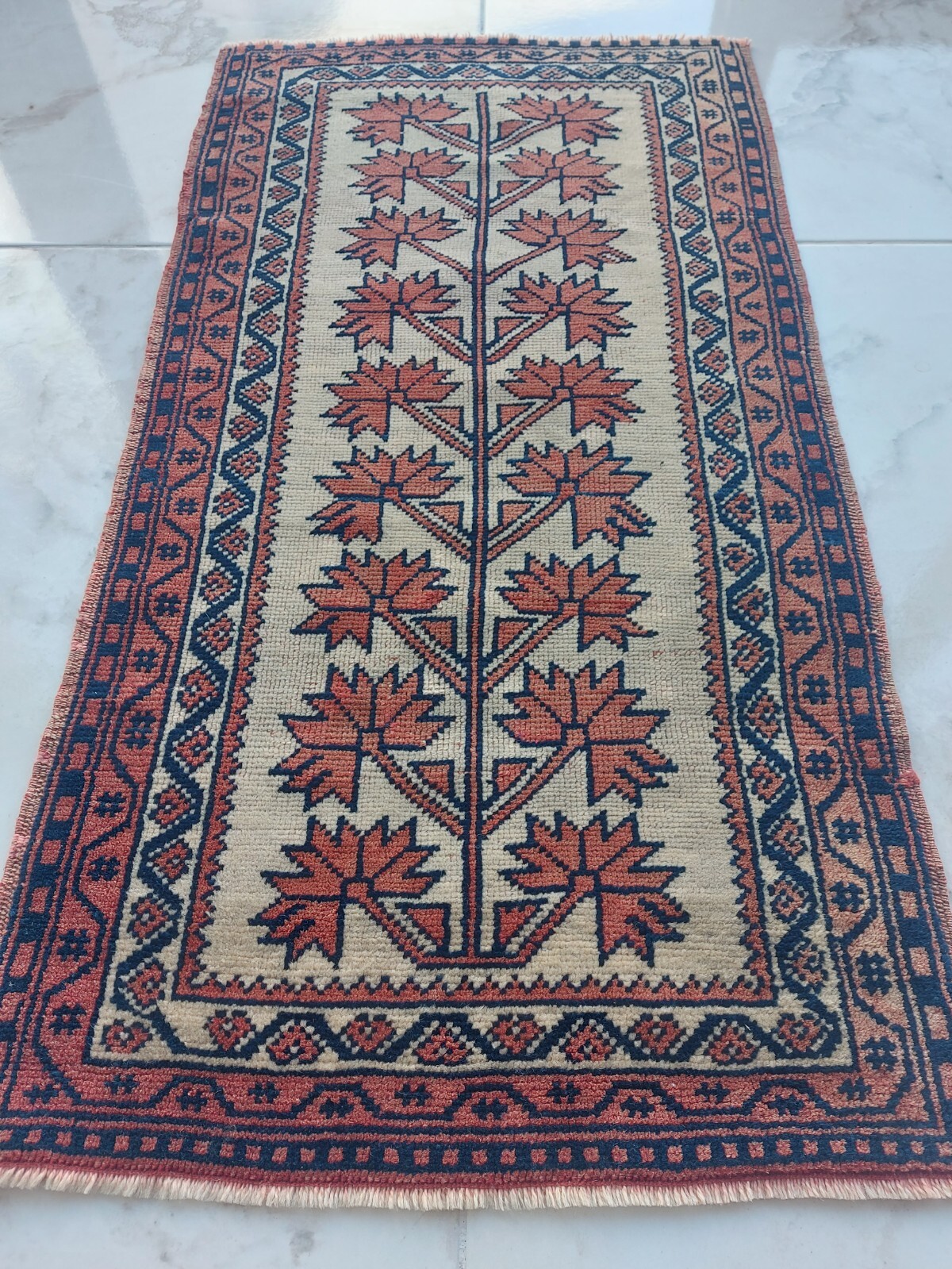 Antique Recional Carpet Rug Tree of Life Rug Handmade Oushak Decor Rug m