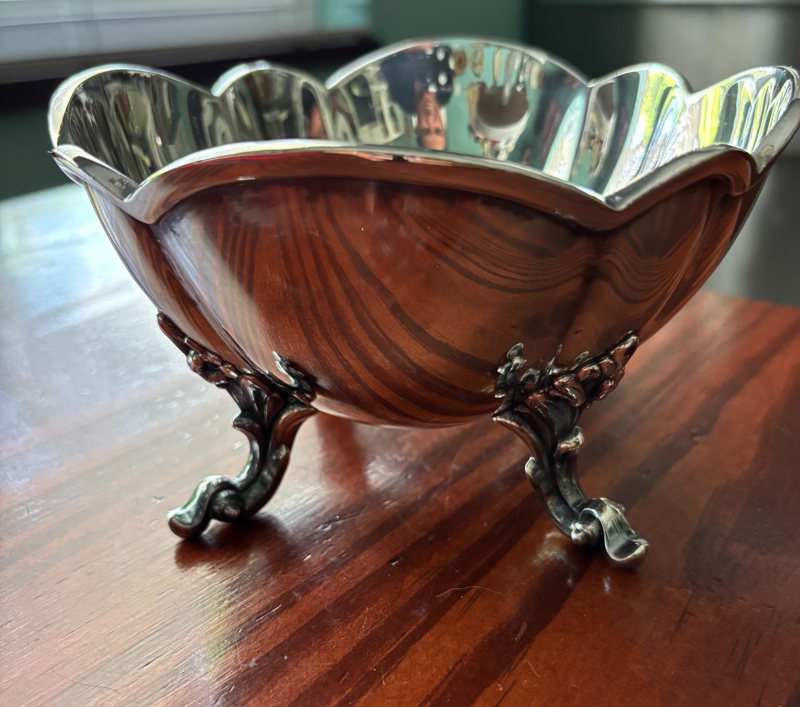 Reed & Barton Winthrop #1795 Silverplate Footed Waste Bowl