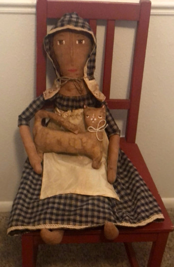 Made To Order, Primitive Doll, Folk Art Doll, Cloth Doll, Custom Doll, Prairie