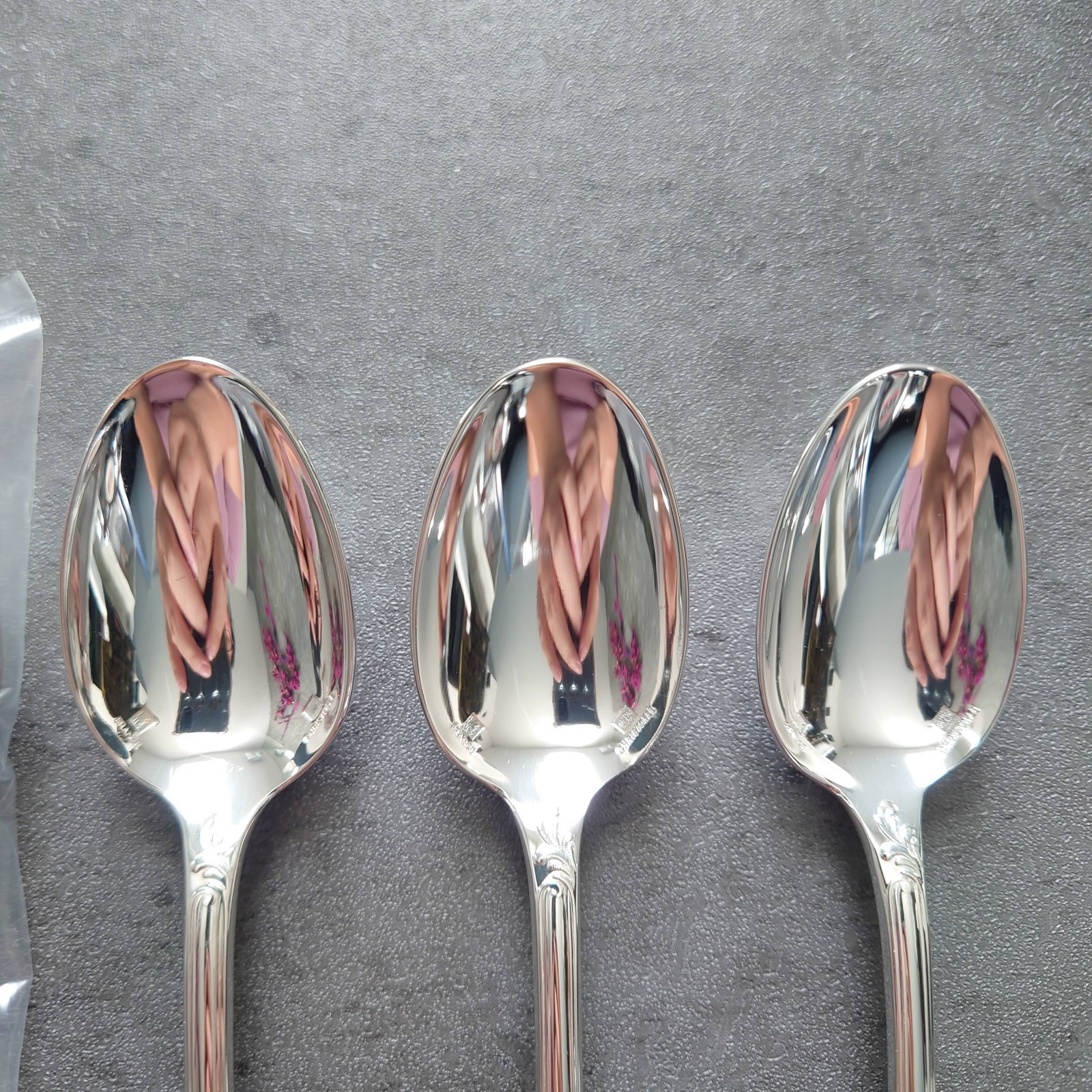 Christofle Marly 6pcs Silverplated Flatware Coffee Spoon Near MINT
