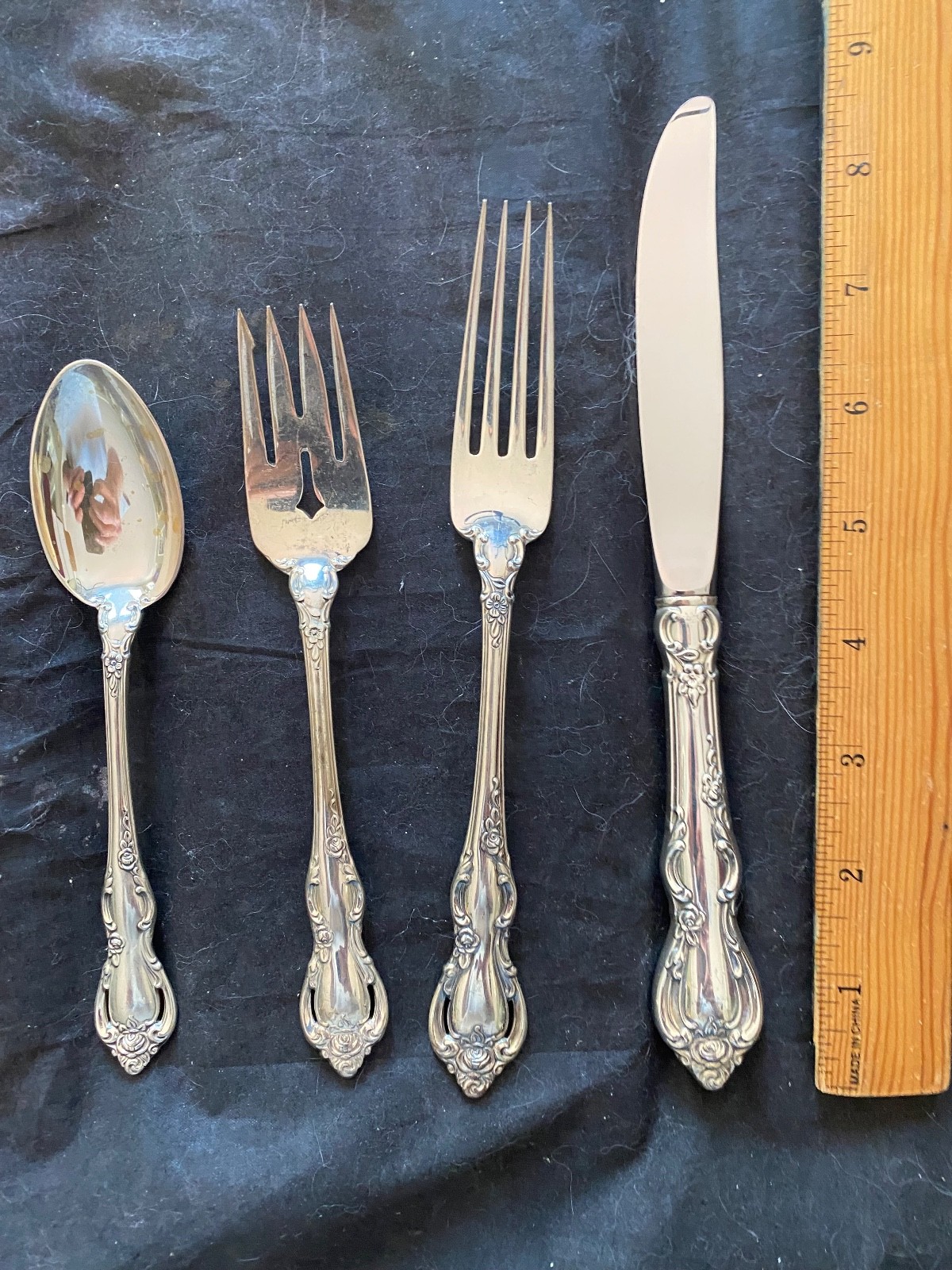 Towle Spanish Provincial Sterling Silver 1 setting 4 pieces NEW OUT OF BAG
