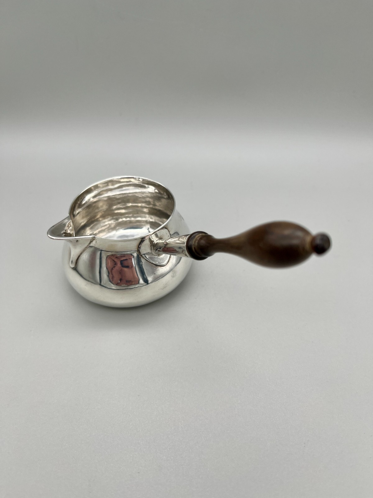 GEORGE II STERLING SILVER BRANDY WARMER, LONDON, 1740