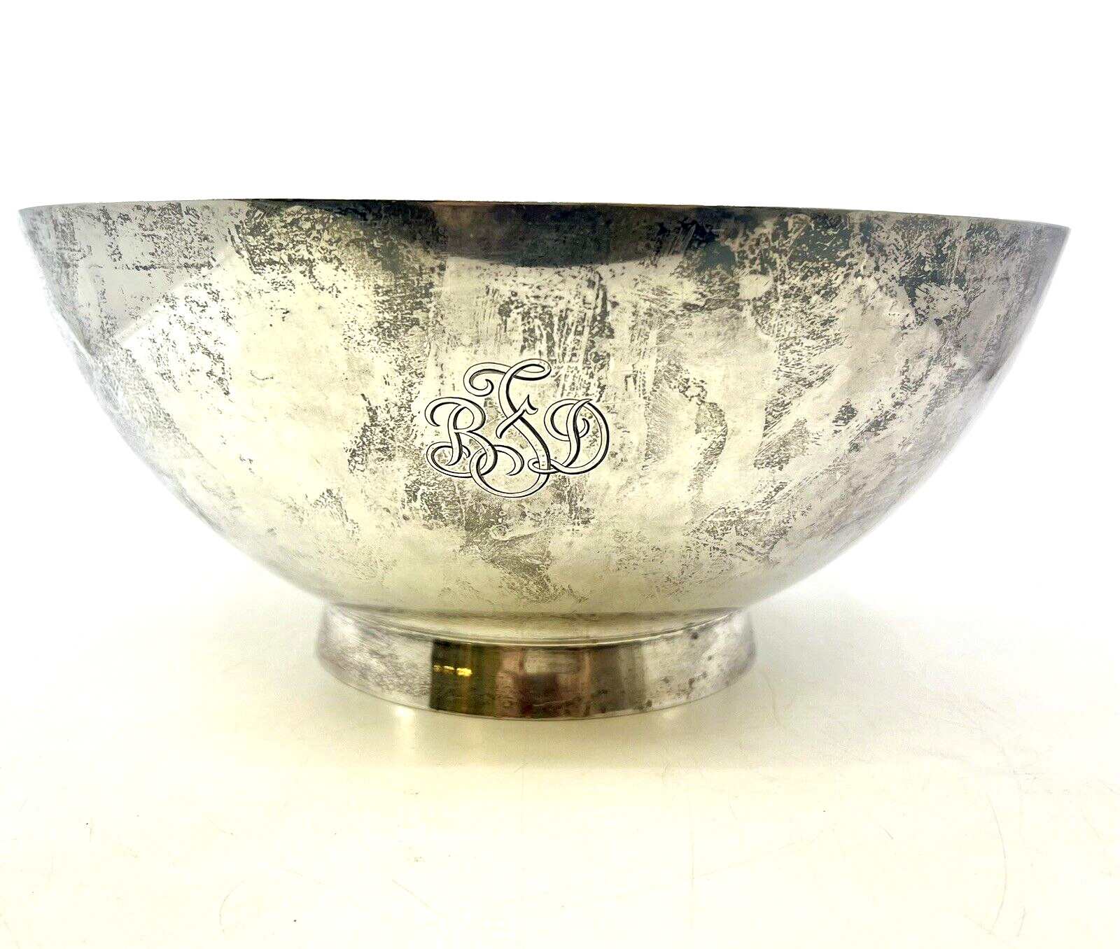 – Large – Tiffany & Co. Makers 925 Sterling Silver 11-in Bowl 1300 Grams