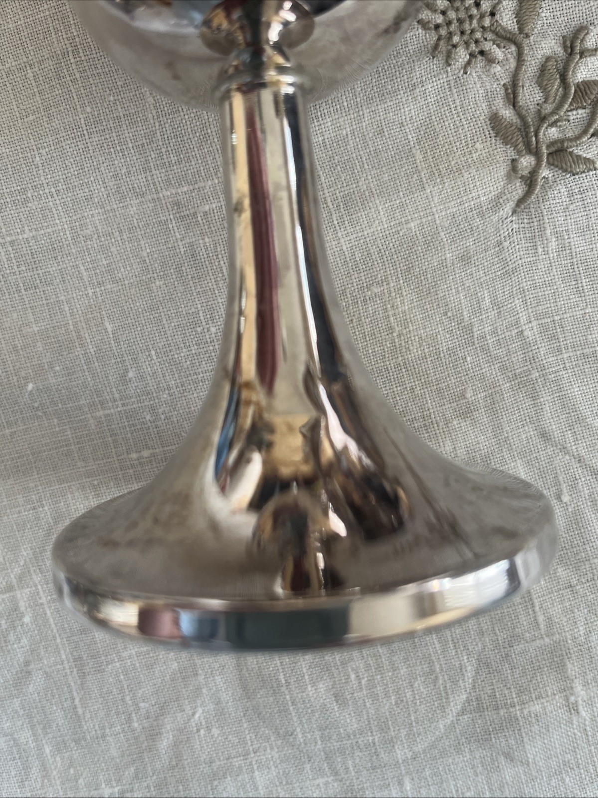 6 Silver Plated Goblets In Two Styles