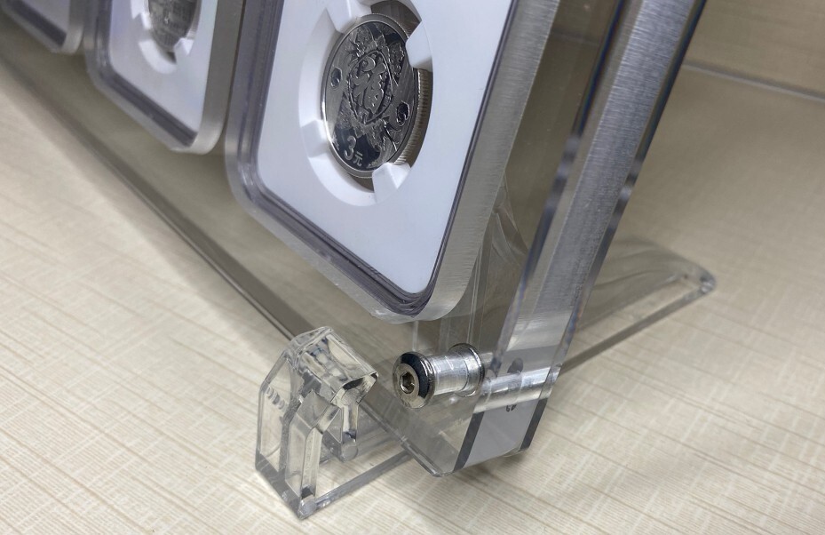 8 Grids Desktop Acrylic Display Case Protective Frame for ANACS/NGC/PCGS Slab