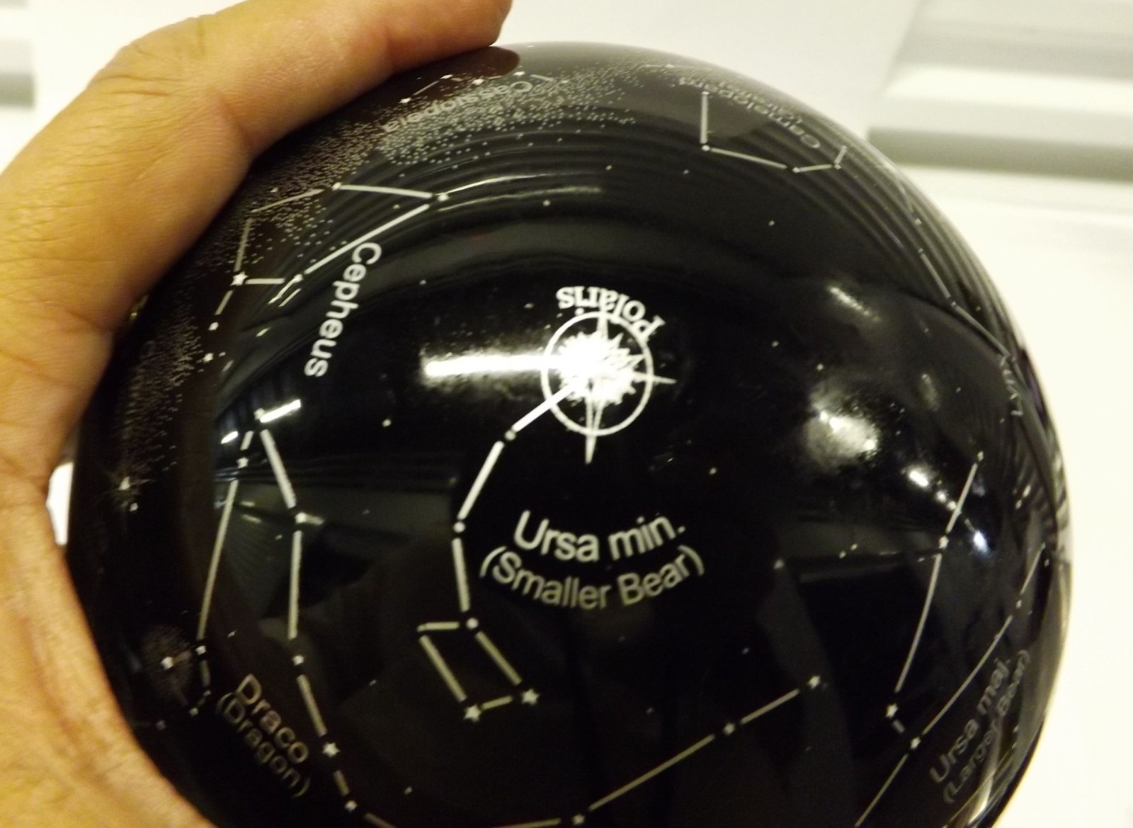 Magnetic Star Globe Constellation Black Sphere Educational Astronomy Decor