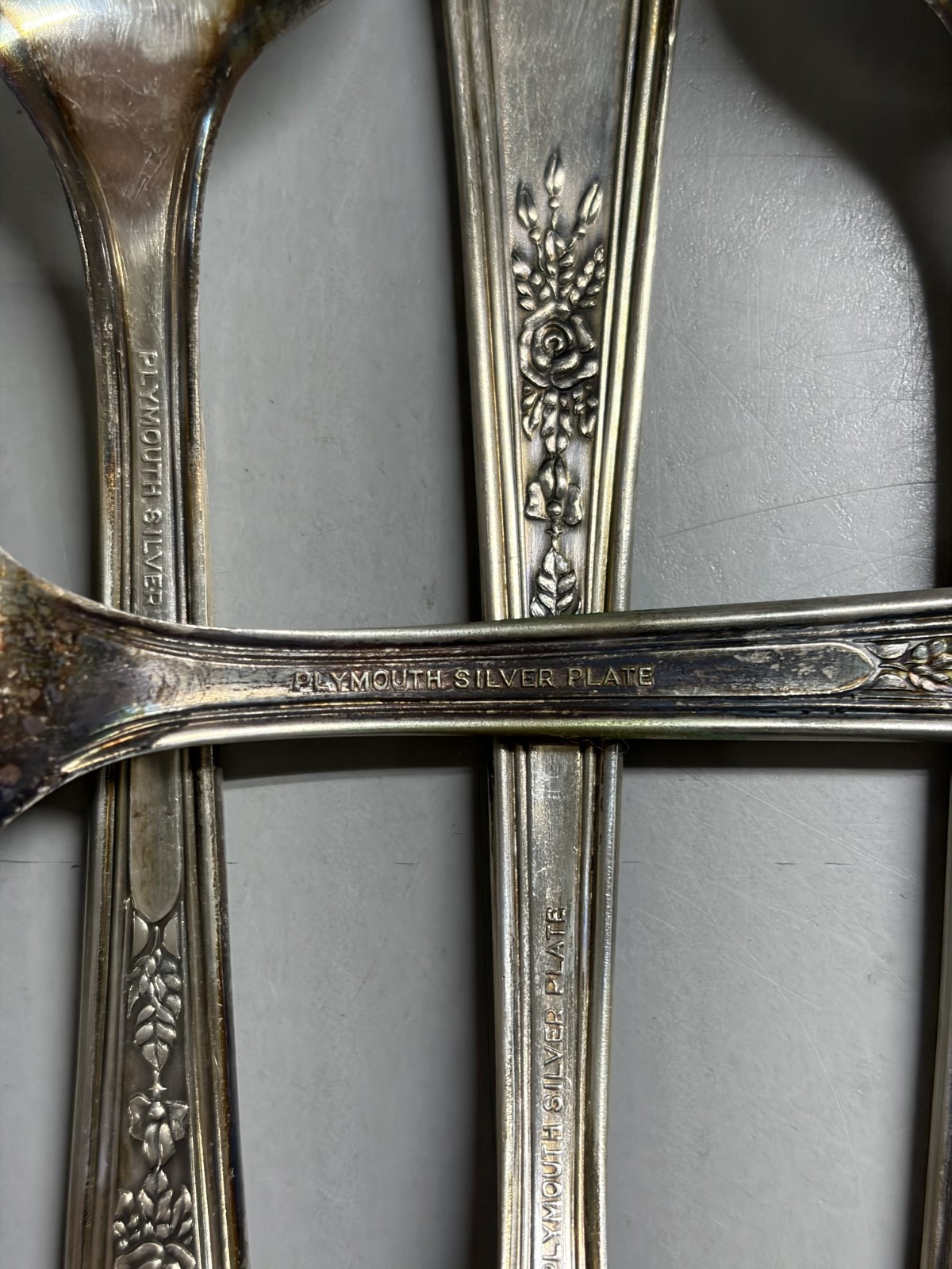 1938 Antique Jewel Silverplate Set Of Silverware – 63 Pieces Vernon, Plymouth…