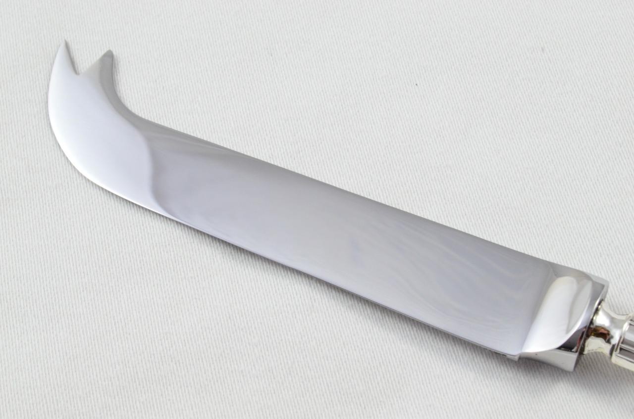 Antique Sheffield Solid Silver Handle Cheese Knife Trafalgar Pattern 1924