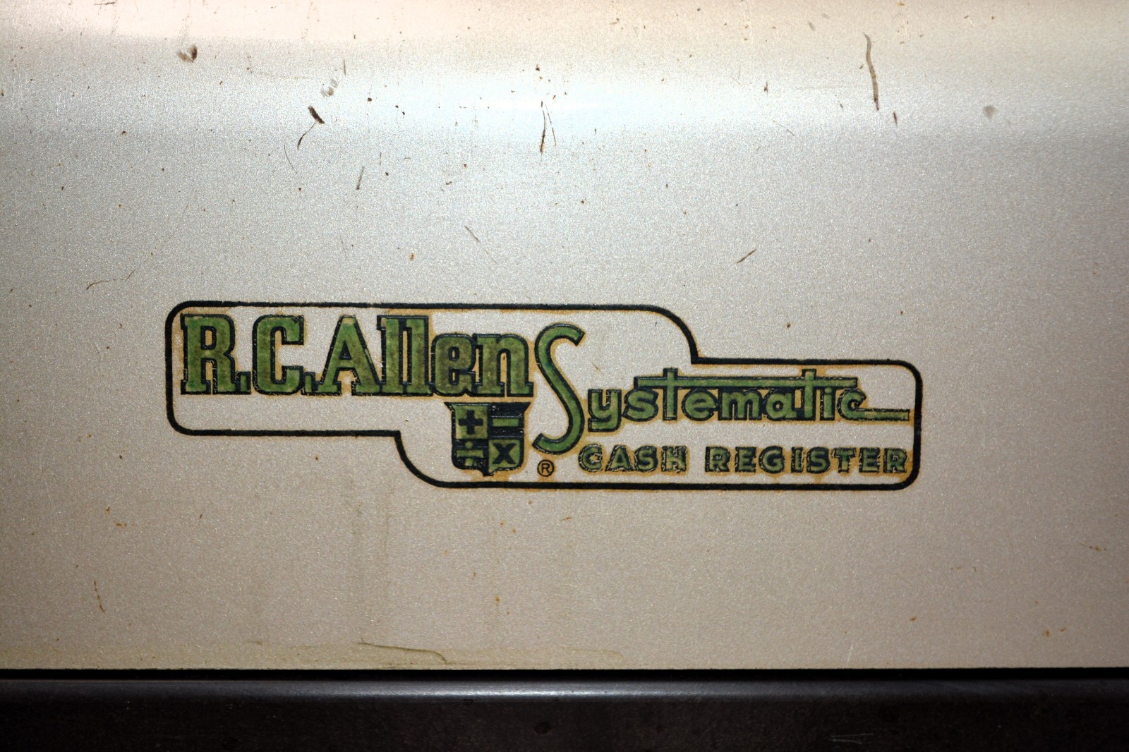 Vintage R.C. Allen Systematic Cash Register Adding Business Machine Mercantile