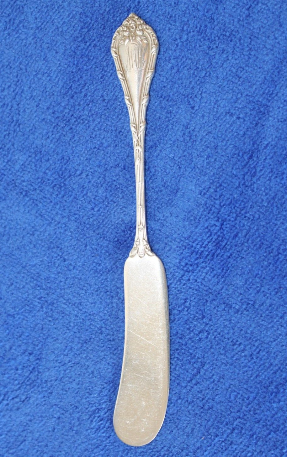 Durgin Madame Royale Flat Handle Butter Spreader 5 1/4″ MONO “MAH” 24g