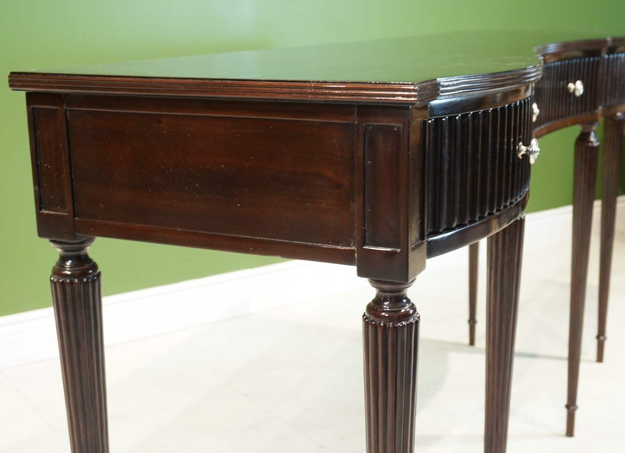 Beautiful Wall Console Server Mahogany wood Espresso finish