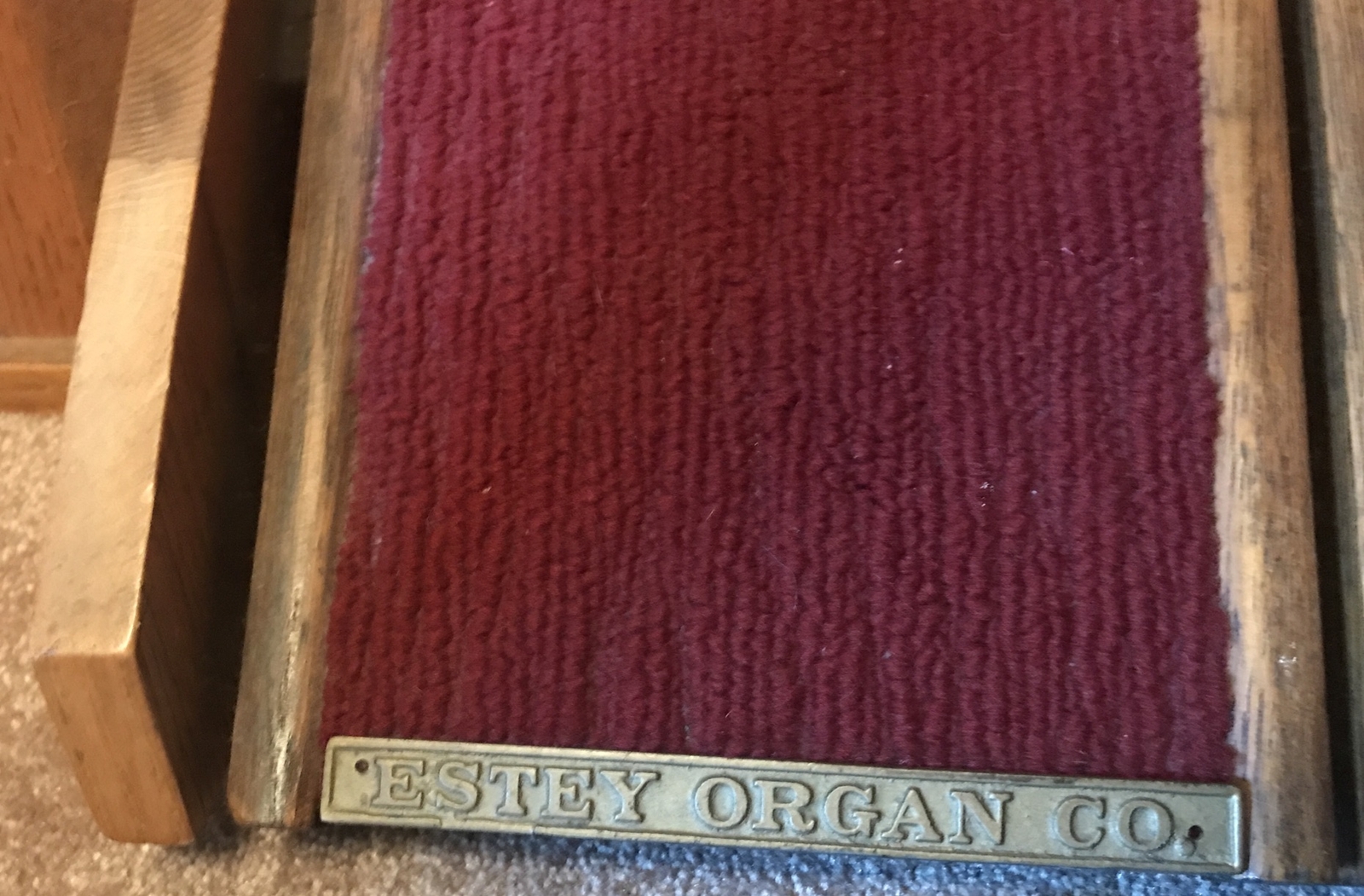 Estey ReedPump Organ Brattleboro Vt prof restord w/motor GreatSound SeriousLookr