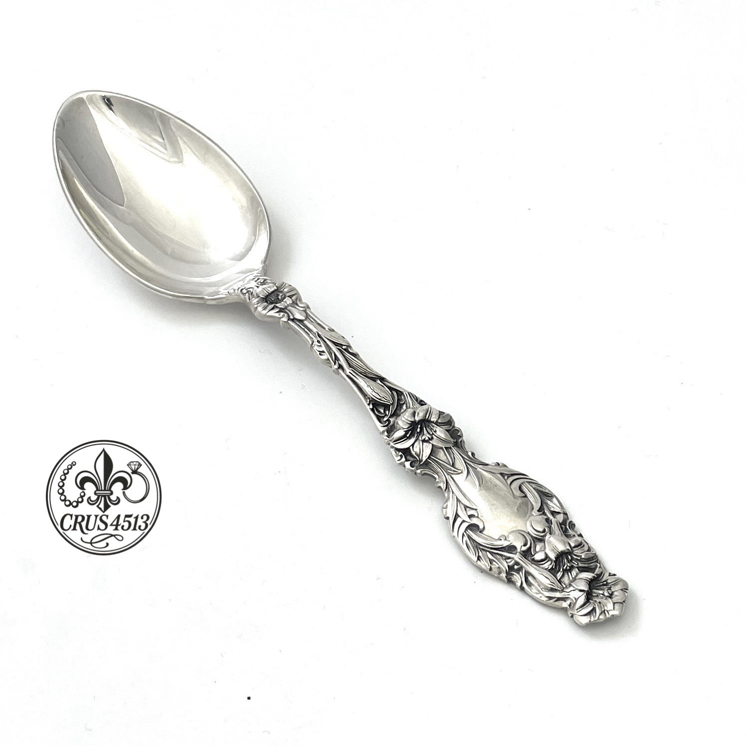 Gorham Manufacturing Co. Lily Patter Sterling Silver Soup Spoon