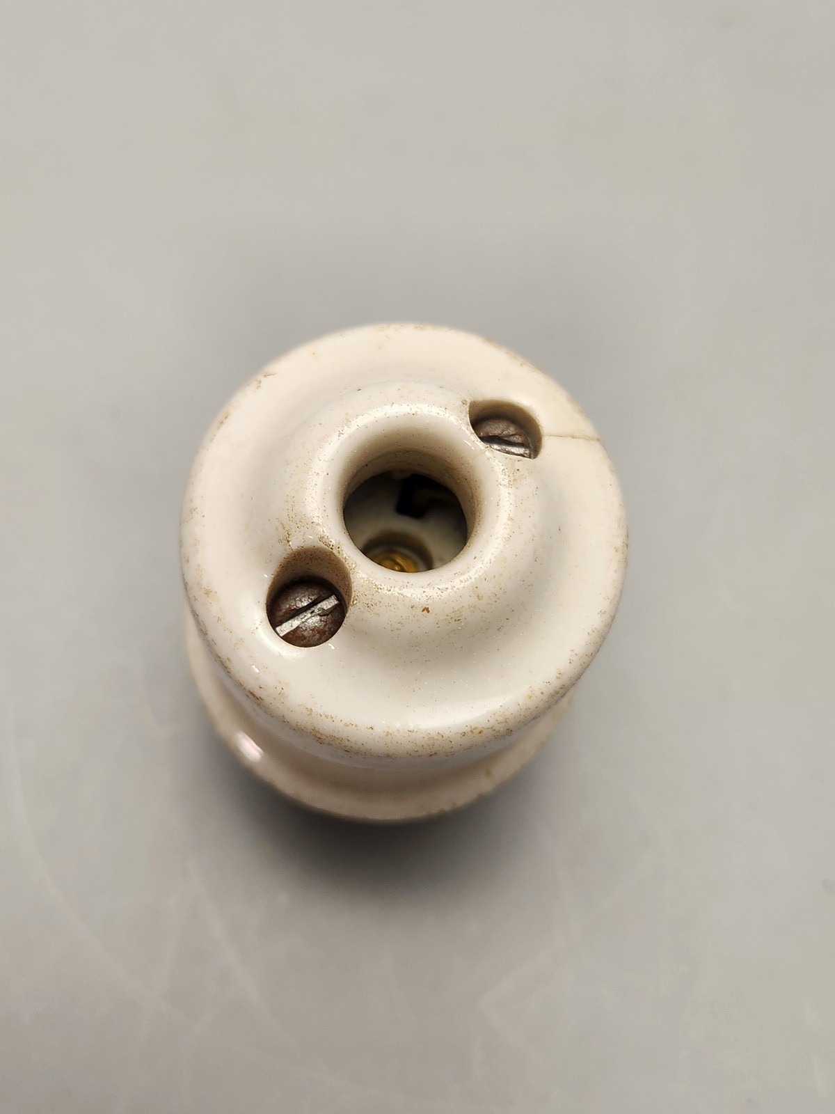 Vintage Porcelain Ceramic Light Socket Edison Screw Base Antique Lighting Part