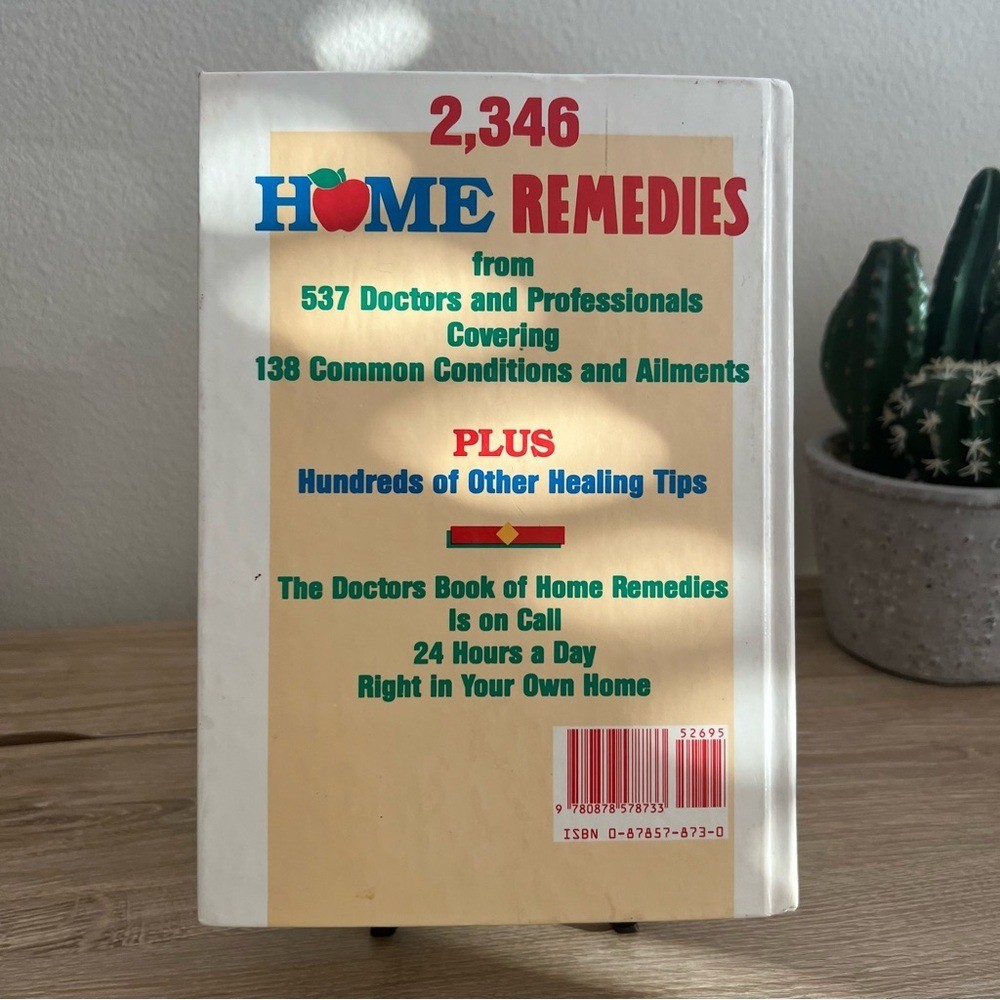 Vintage 1990 The Doctors Book of Home Remedies Hardcover by Prevention