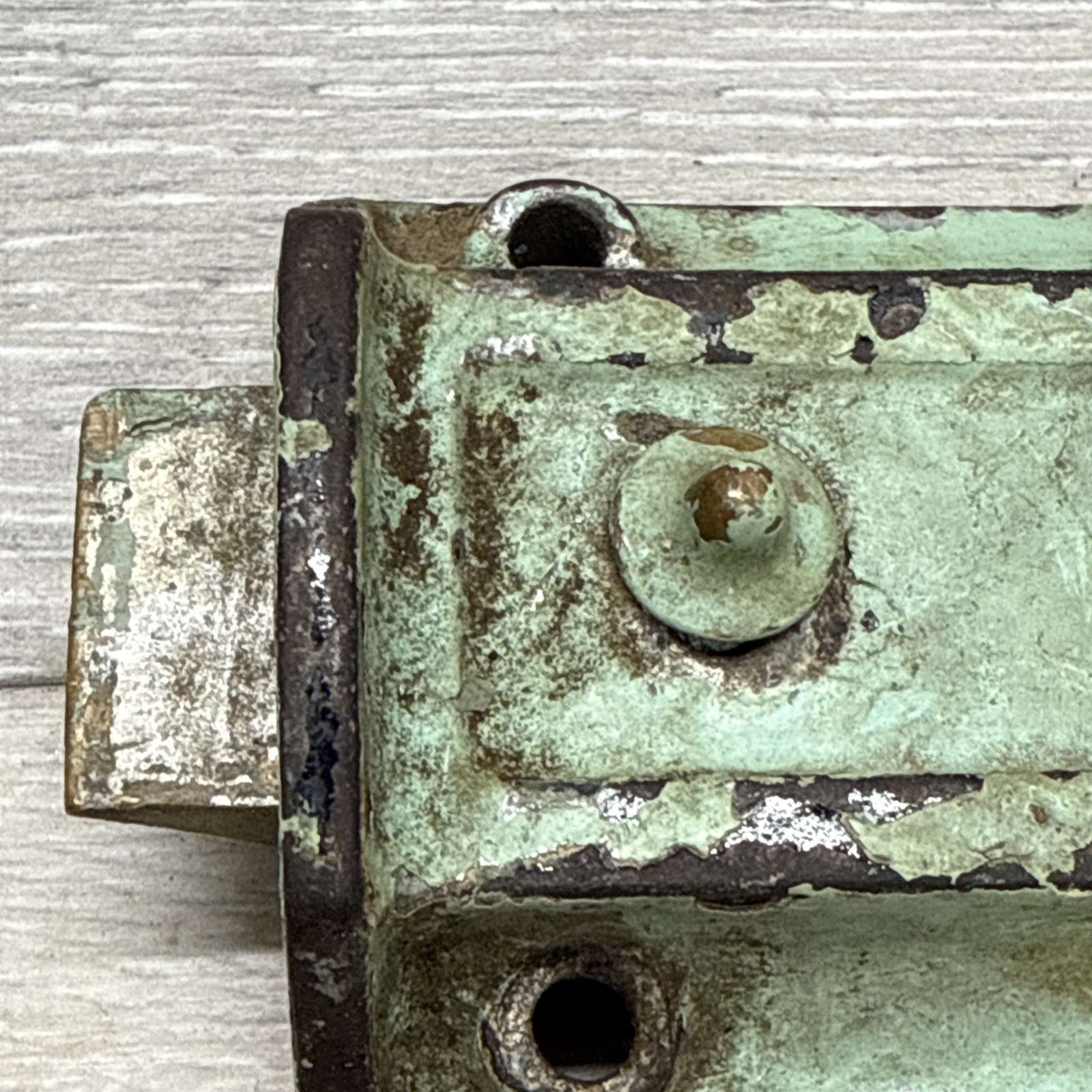 Antique c1920s Deadbolt CORBIN Lock Apartment Door Manual Twist Turn Lock Works