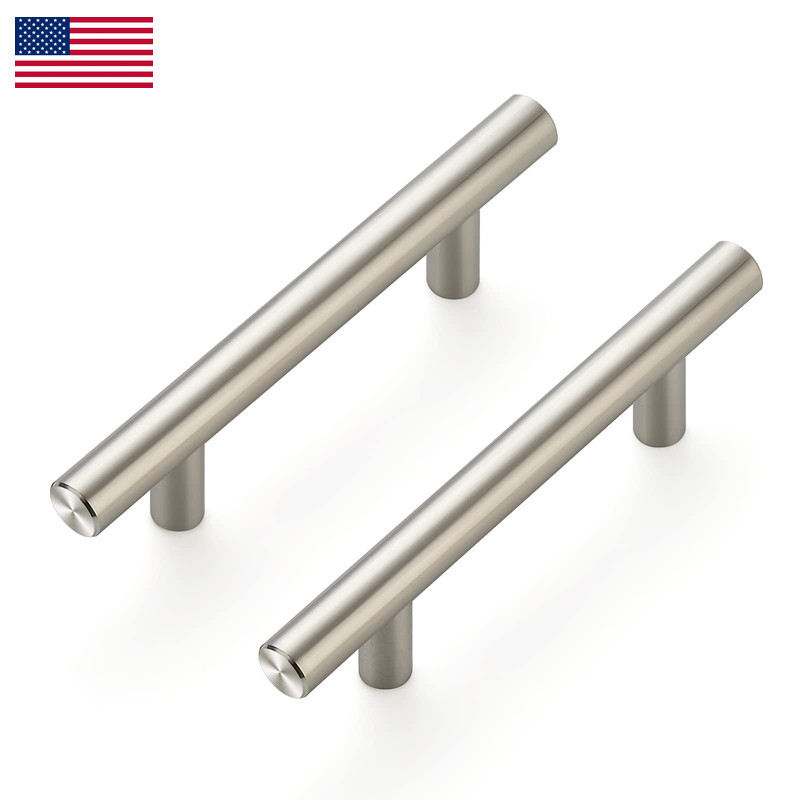 Ravinte 30 Pack 5 Cabinet Pulls Brushed Nickel Stainless Steel Kitchen Drawer