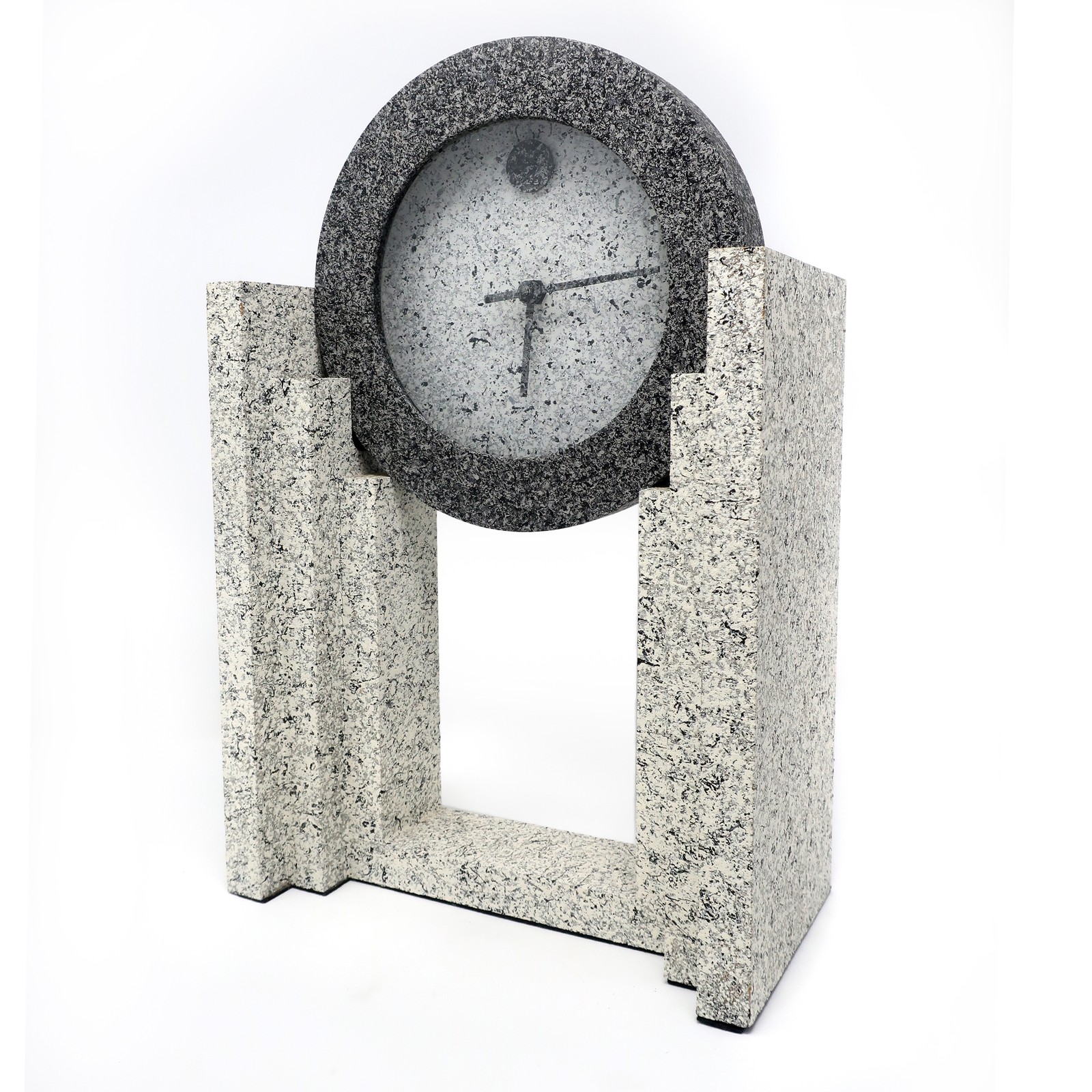1980s Post Modern Mantle Clock by Empire Arts